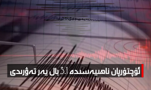 ئۇچتۇرپان ناھىيەسىدە 3.1 بال يەر تەۋرىدى