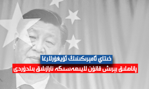 خىتاي ئامېرىكىنىڭ ئۇيغۇرلارغا پاناھلىق بېرىش قانۇن لايىھەسىگە نارازىلىق بىلدۈردى