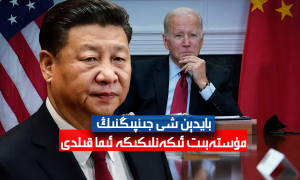 بايدېن شى جىنپىڭنىڭ مۇستەبىت ئىكەنلىكىگە ئىما قىلدى