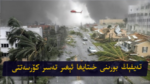 تەيفېڭ بورىنى خىتايغا ئېغىر تەسىر كۆرسەتتى