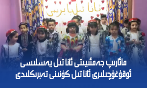 مائارىپ جەمئىيىتى ئانا تىل يەسلىسى ئوقۇغۇچىلىرى ئانا تىل كۈنىنى تەبرىكلىدى