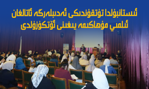 ئىستانبۇلدا تۇتقۇندىكى ئەدىبلەرگە ئاتالغان ئىلمىي مۇھاكىمە يىغىنى ئۆتكۈزۈلدى