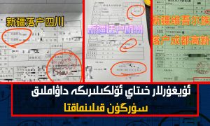 ئۇيغۇرلار خىتاي ئۆلكىلىرىگە داۋاملىق سۈرگۈن قىلىنماقتا