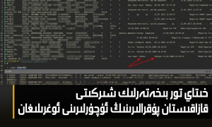 خىتاي تور بىخەتەرلىك شىركىتى قازاقىستان پۇقرالىرىنىڭ ئۇچۇرلىرىنى ئوغرىلىغان