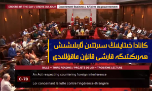 كانادا خىتاينىڭ سىرتتىن ئارىلىشىش ھەرىكىتىگە قارشى قانۇن ماقۇللىدى