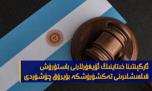 ئارگېنتىنا خىتاينىڭ ئۇيغۇرلارنى باستۇرۇش قىلمىشلىرىنى تەكشۈرۈشكە بۇيرۇق چۈشۈردى