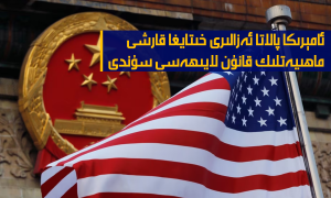 ئامېرىكا پالاتا ئەزالىرى خىتايغا قارشى ماھىيەتلىك قانۇن لايىھەسى سۇندى