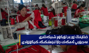 خىتاينىڭ زور بىر تۈركۈم شىركەتلىرى مەجبۇرىي ئەمگەك جازا تىزىملىكىگە كىرگۈزۈلدى