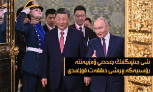 شى جىنپىڭنىڭ جىددىي ۋەزىيەتتە رۇسىيەگە بېرىشى دىققەت قوزغىدى